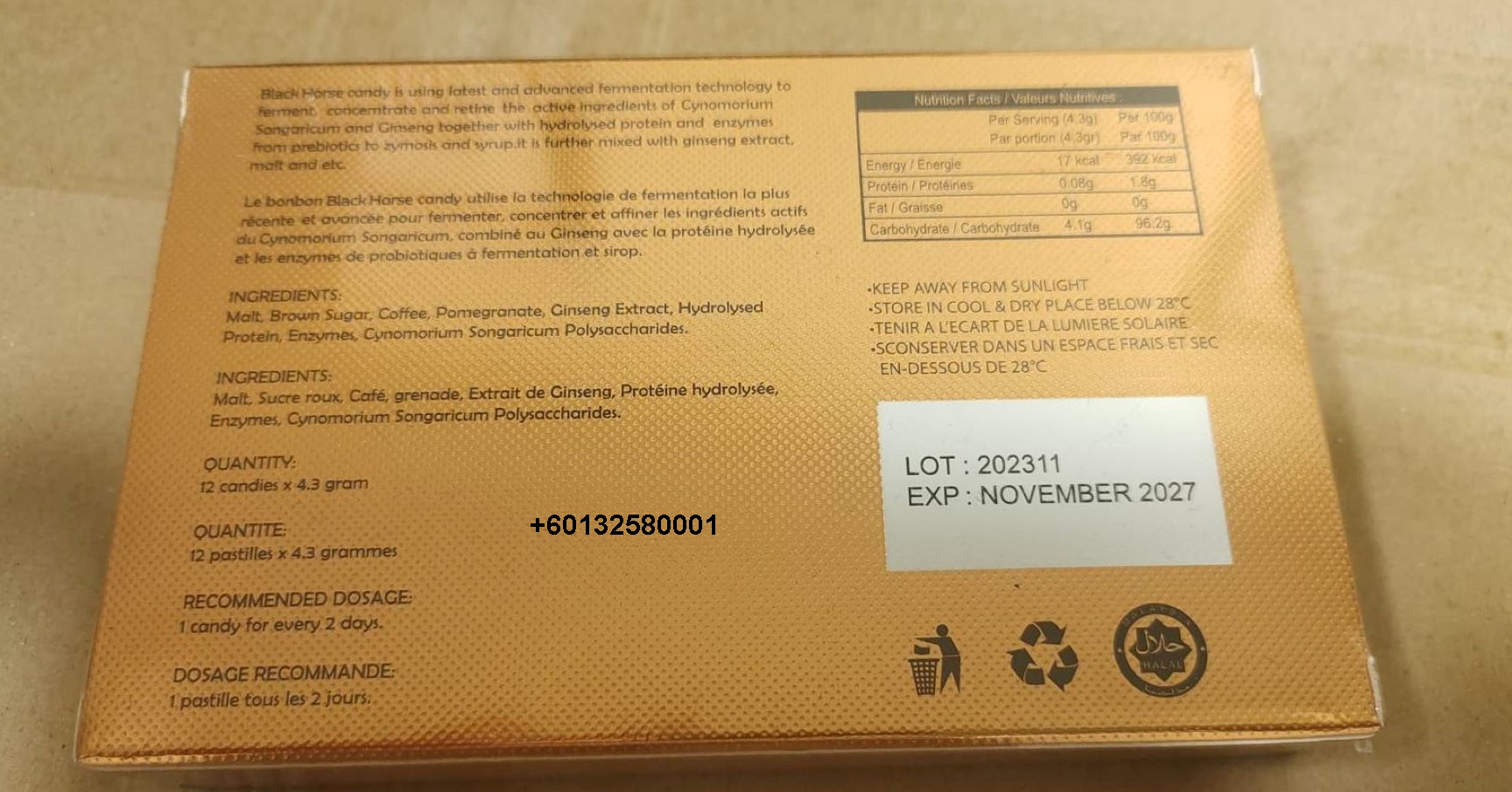 Black Horse Candy 12 PCS - Image 4